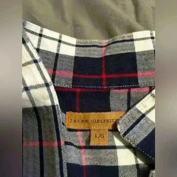 Jachs  girlfriend ladies plaid shirt size large - Picture 2 of 3